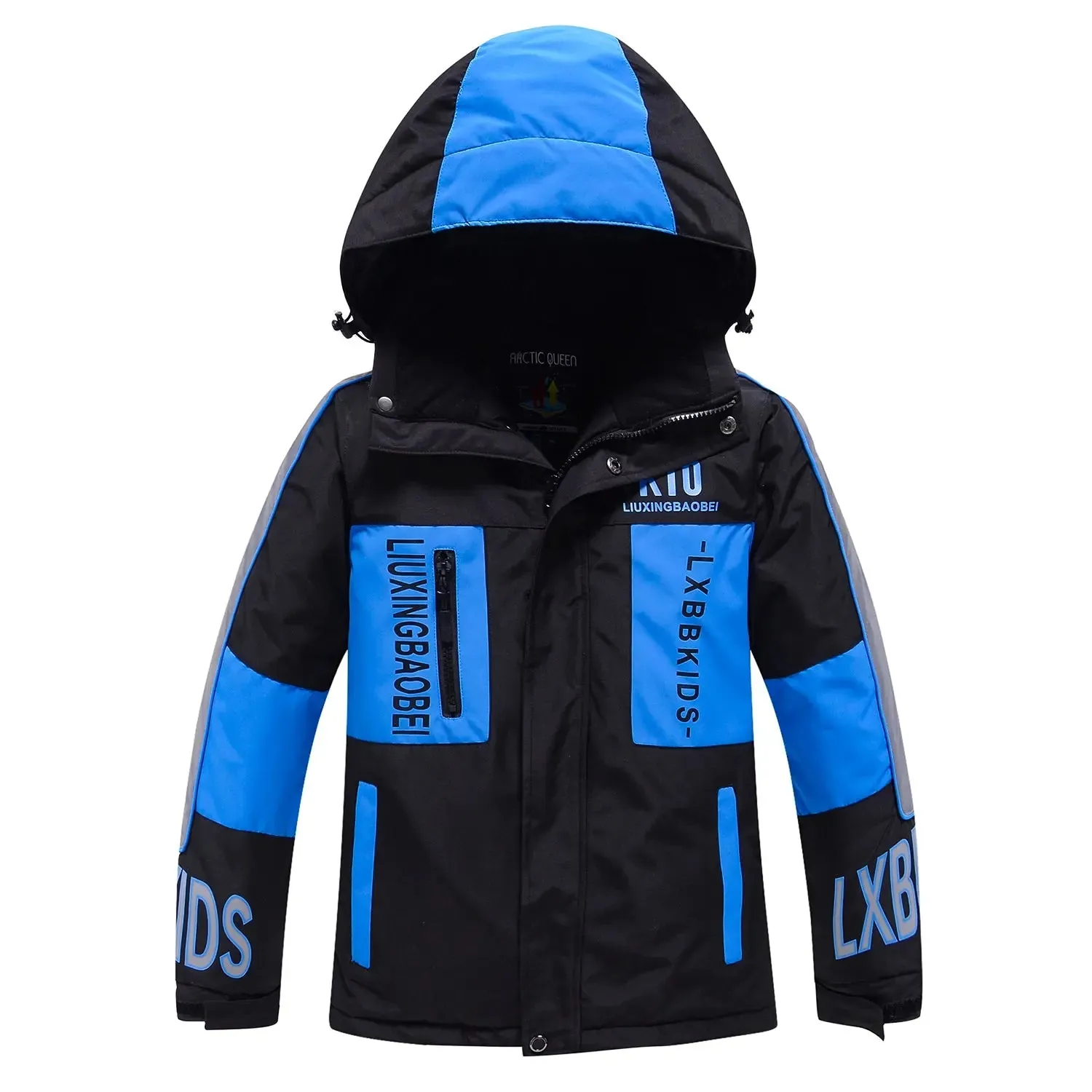 2024 Winter Kids Hooded Insulated Snow Jacket