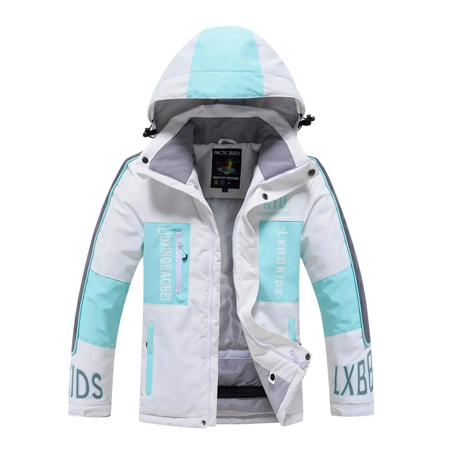 2024 Winter Kids Hooded Insulated Snow Jacket