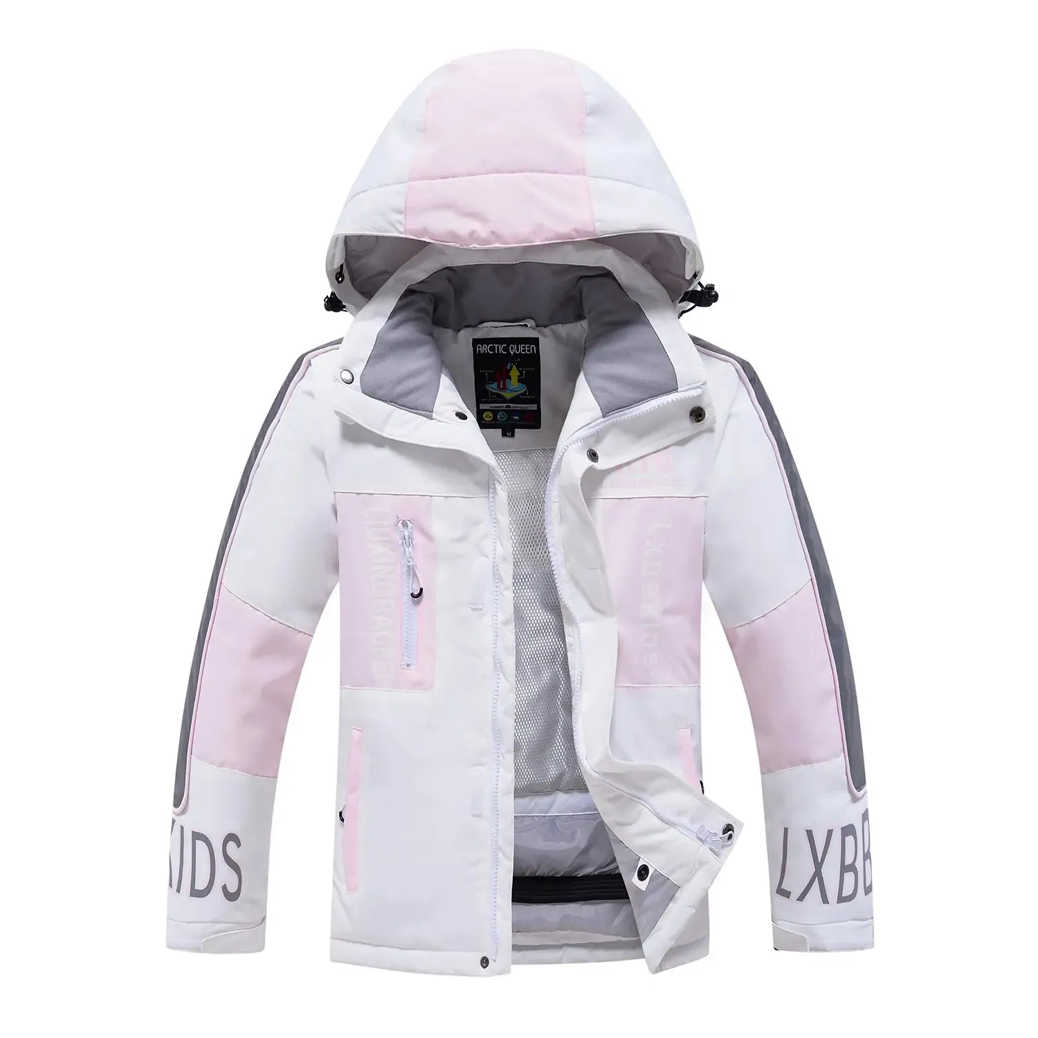 2024 Winter Kids Hooded Insulated Snow Jacket