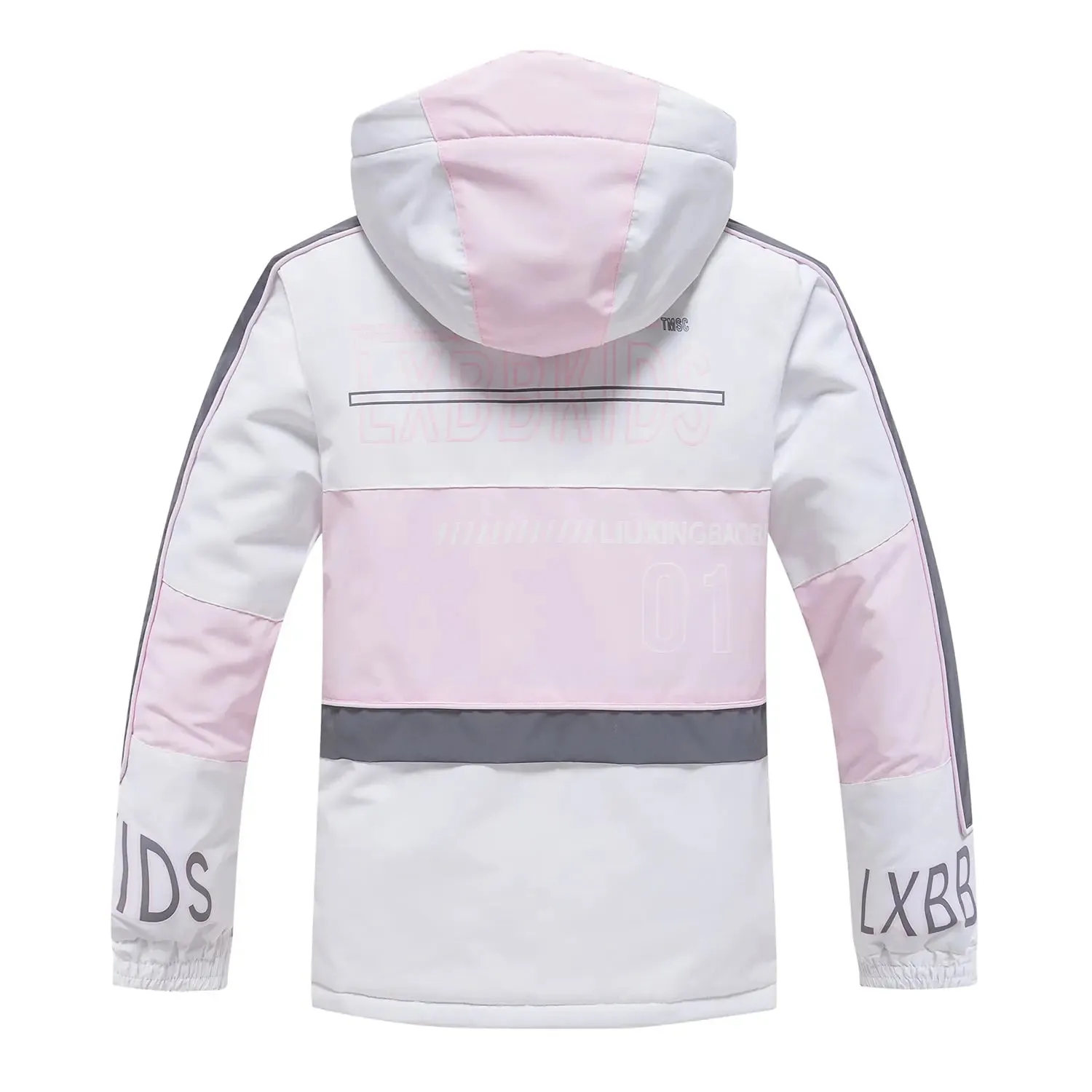 2024 Winter Kids Hooded Insulated Snow Jacket