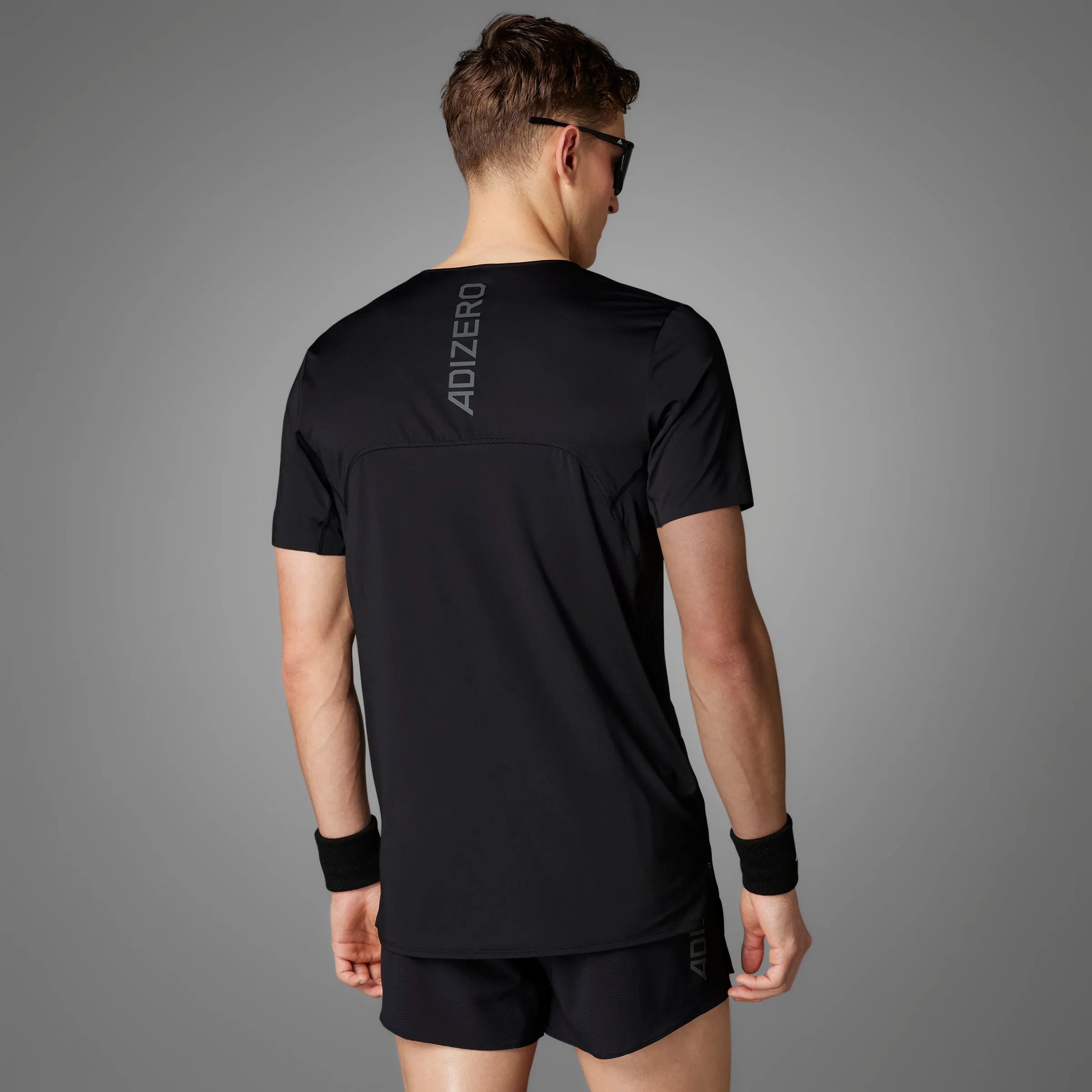 Adidas Adizero Tee | Black | Mens