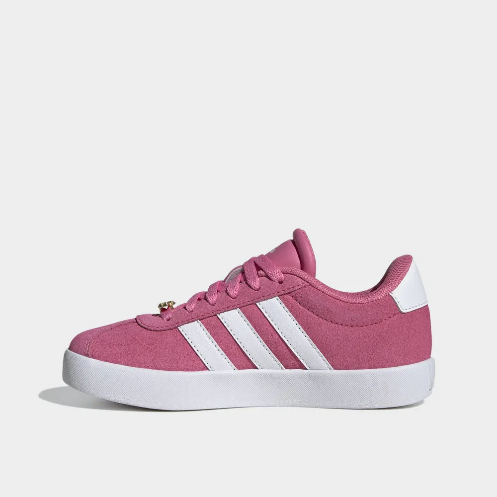 Adidas Youth Vl Court 3.0 K Sneakers Pink/white _ 182688 _ Pink