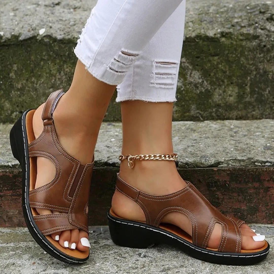 Amy | Orthopaedic wedge sandals