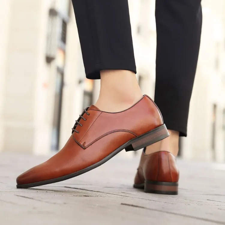 Asher Green Ag610 Tan Men’s Genuine Leather Lace Up Shoes