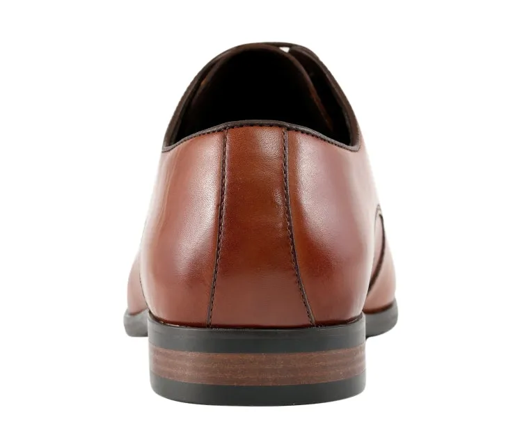 Asher Green Ag610 Tan Men’s Genuine Leather Lace Up Shoes