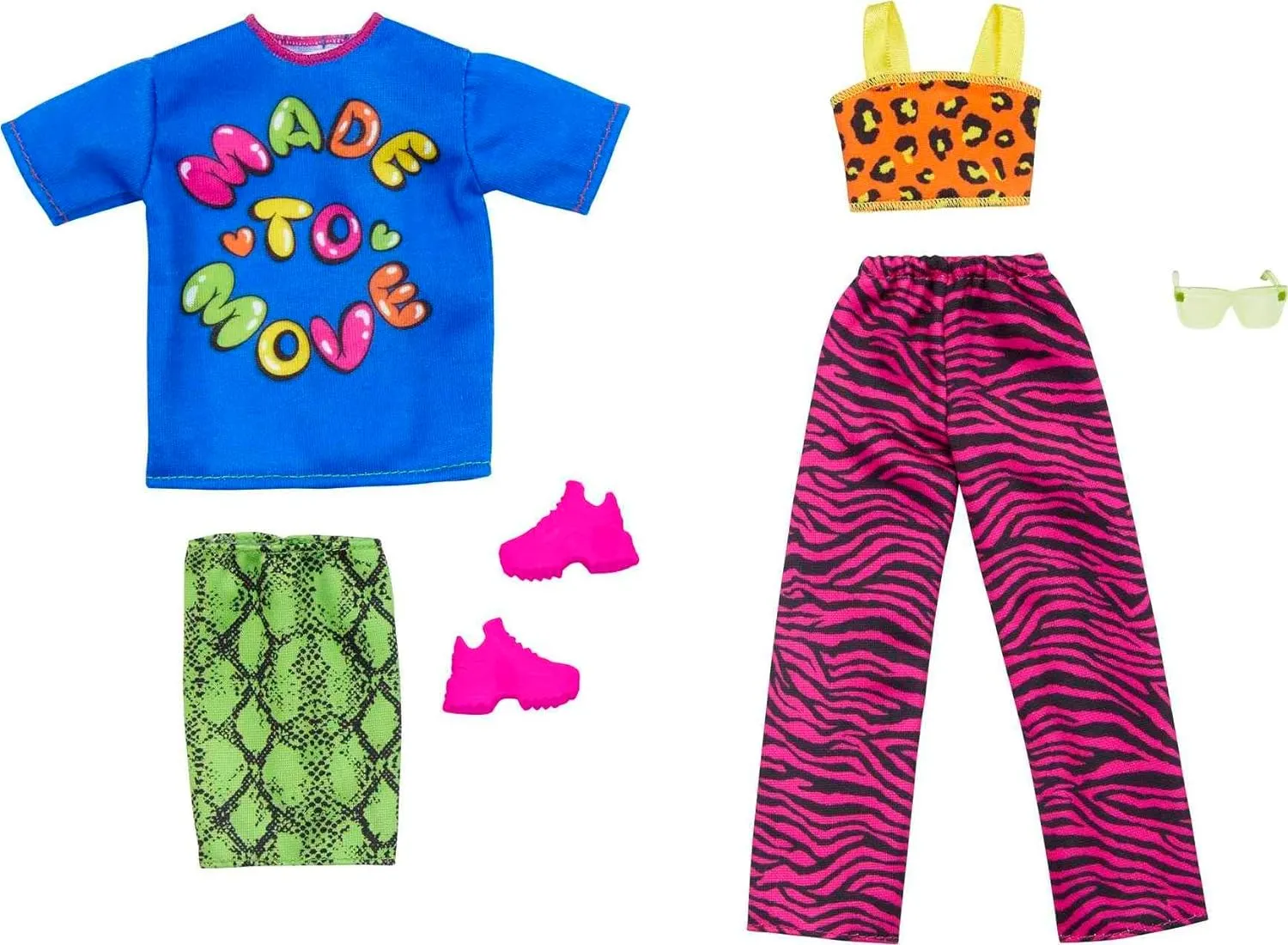 Barbie - Clothes Fashion and Accessories 2-Doll Pack (Styles Vary)