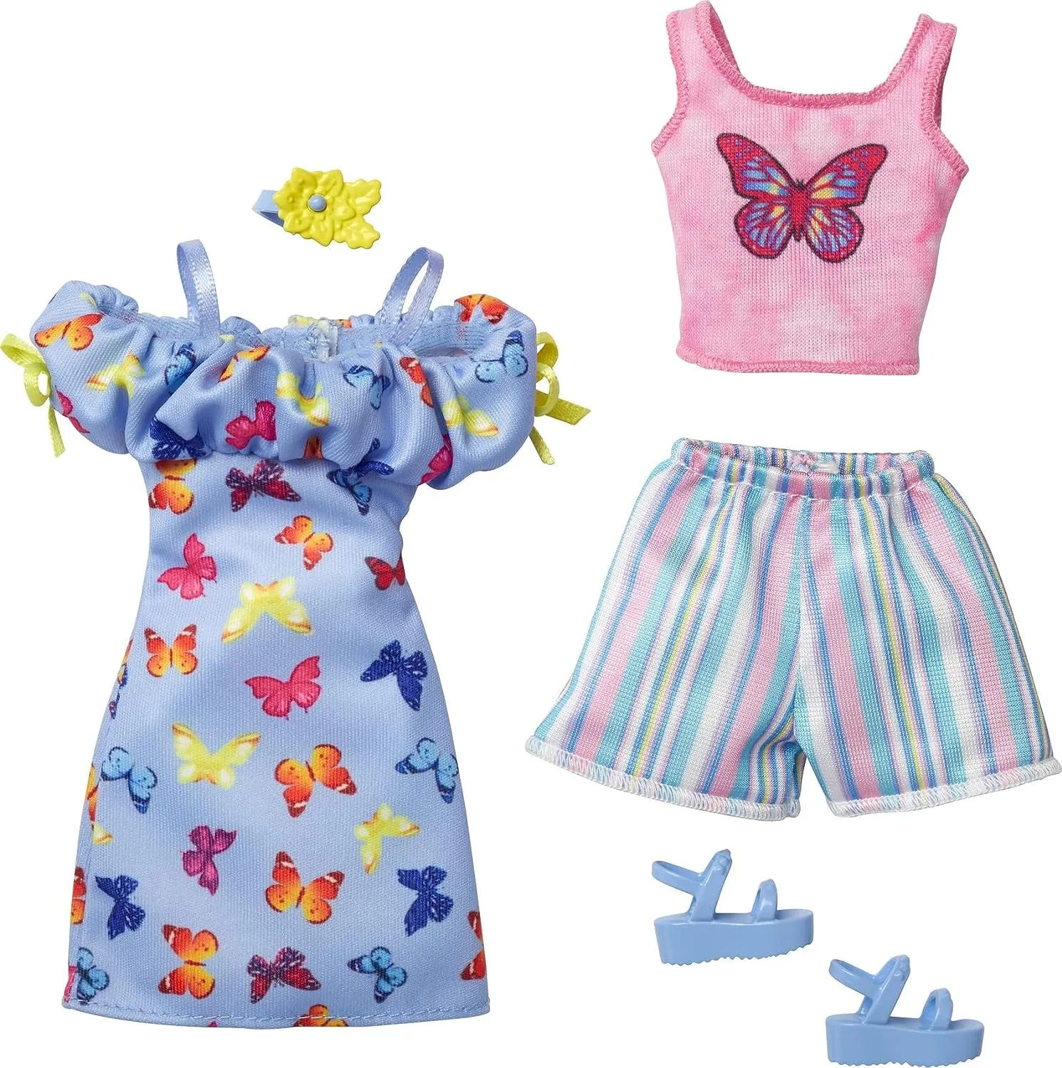 Barbie - Clothes Fashion and Accessories 2-Doll Pack (Styles Vary)