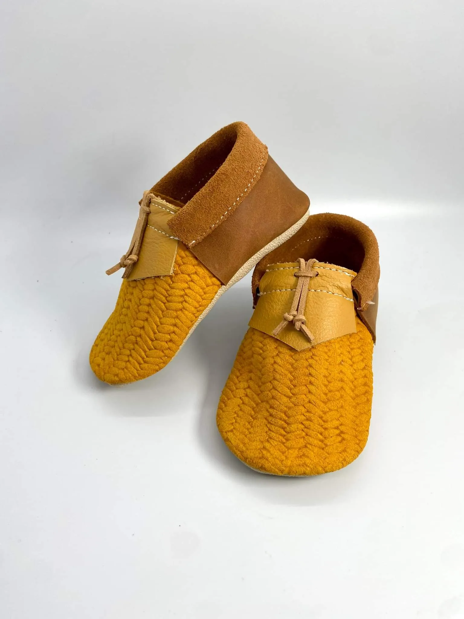 Boho Braided Mustard Loafer