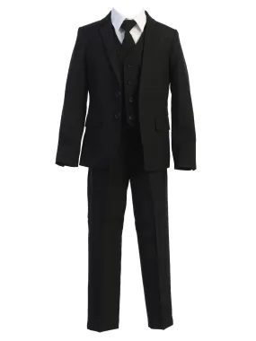 Boys Multi Color Jacket Shirt Vest Tie Pants Slim Fit Suit 6M-20