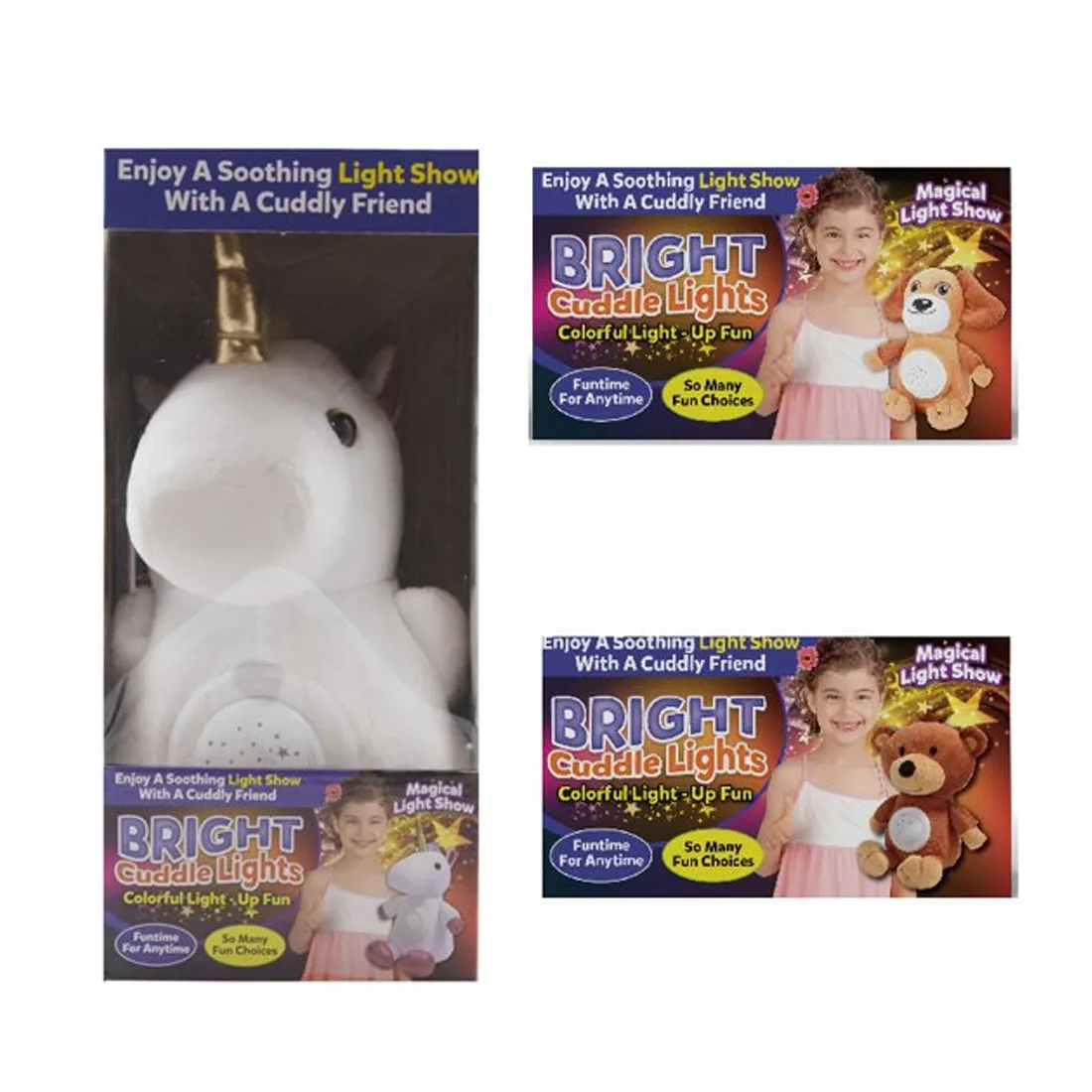 Bright Cuddle Lights - Colorful Light-Up Fun (Unicorn)