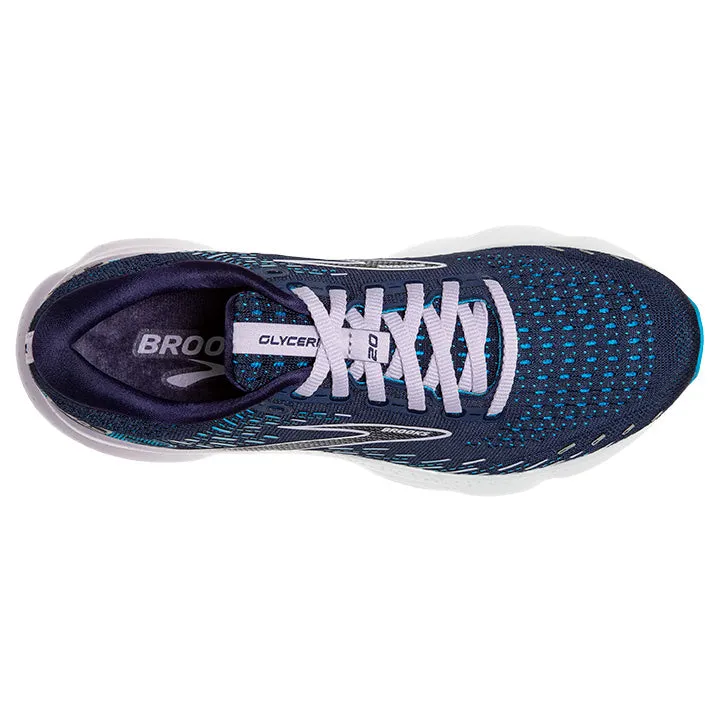 Brooks Women's Glycerin 20 Running Shoes - Peacoat/Ocean/Pastel Lilac