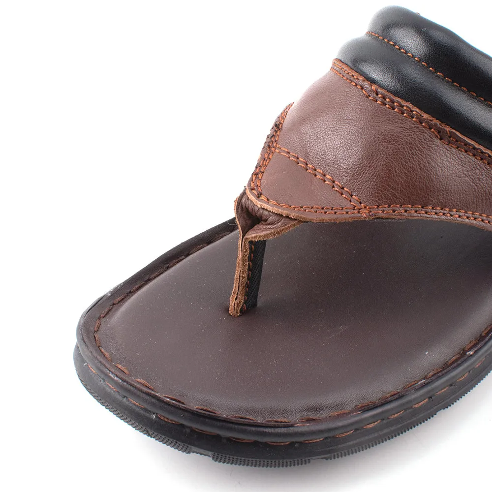 camel active Leather Open Toe Sandals Men Brown KINGLEY-892411-FF1SV-3