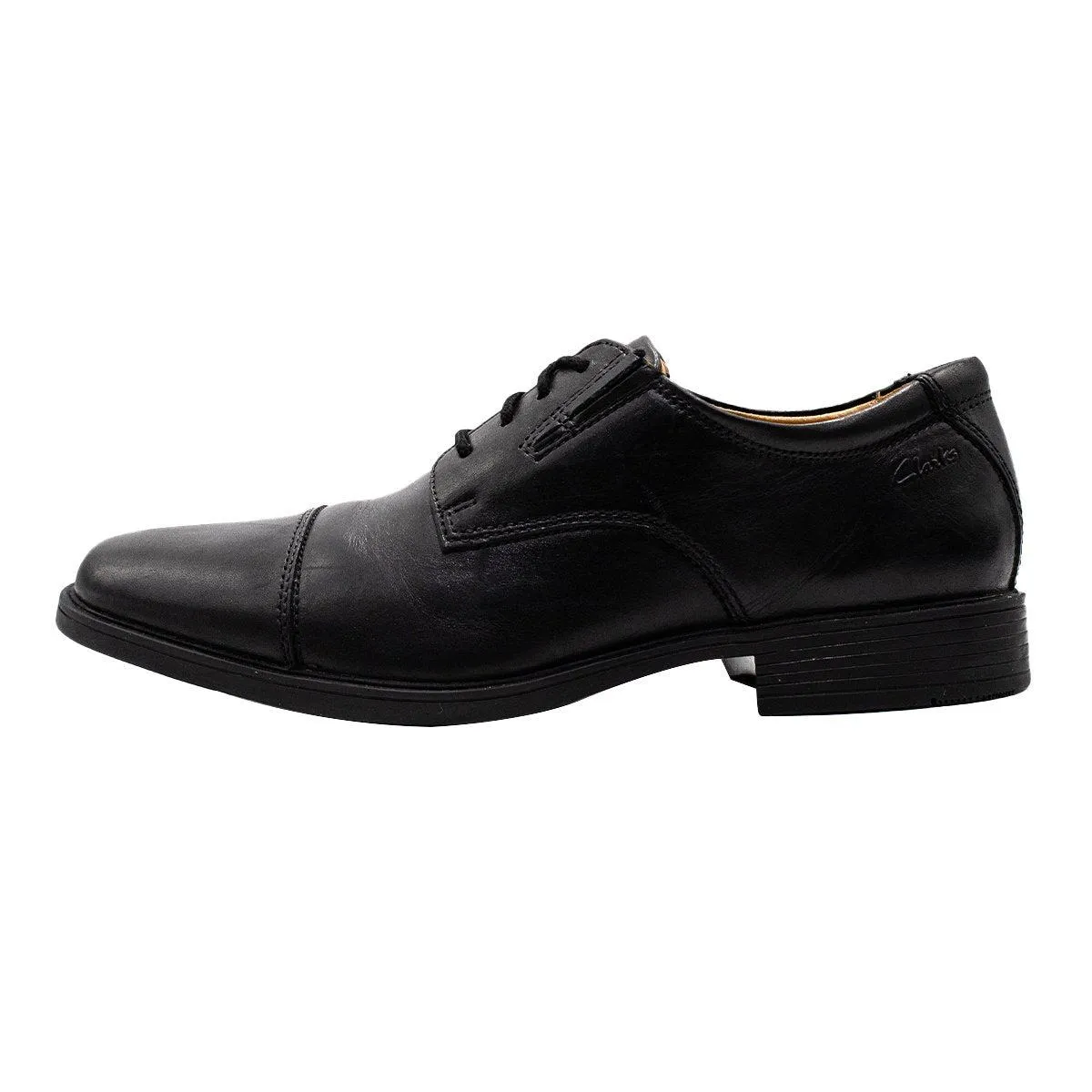 Clarks Collection By Formal Lace Ups Leather Black Colour For Men