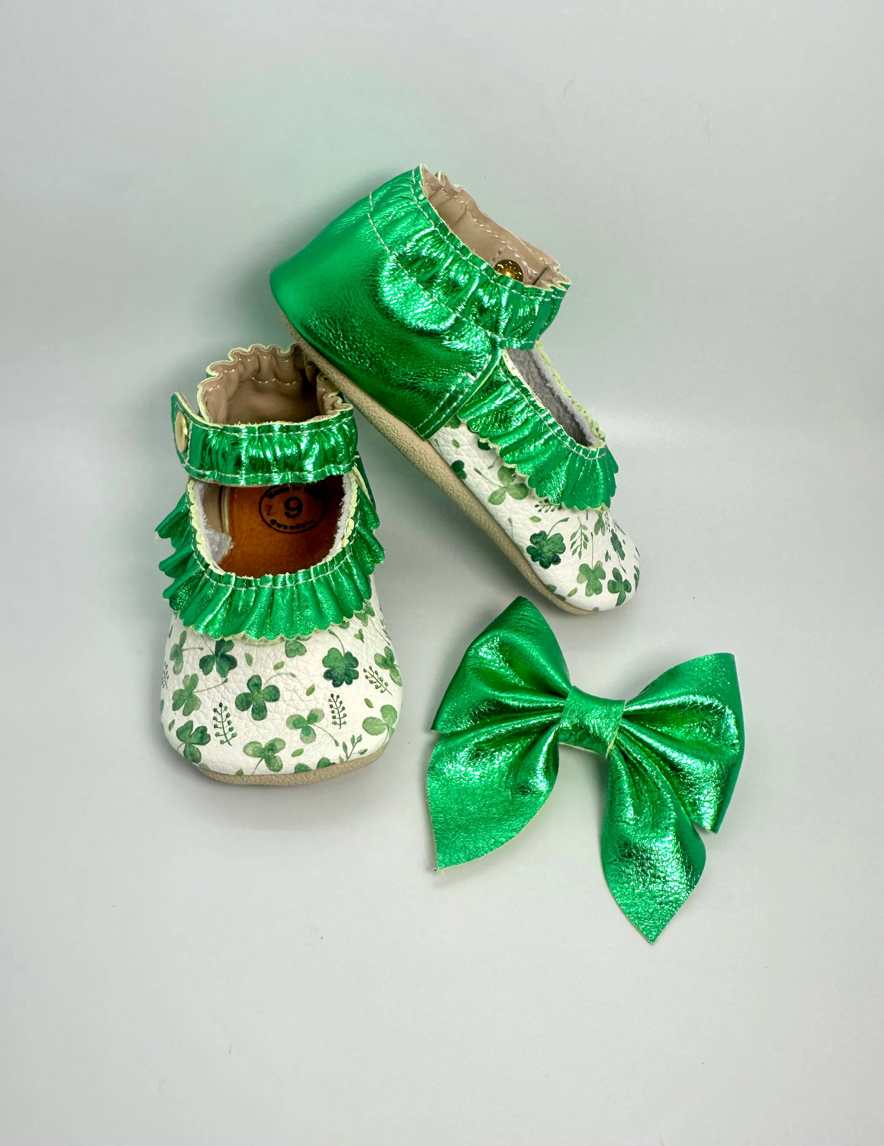 Clover Kelly Metallic Evie Janes