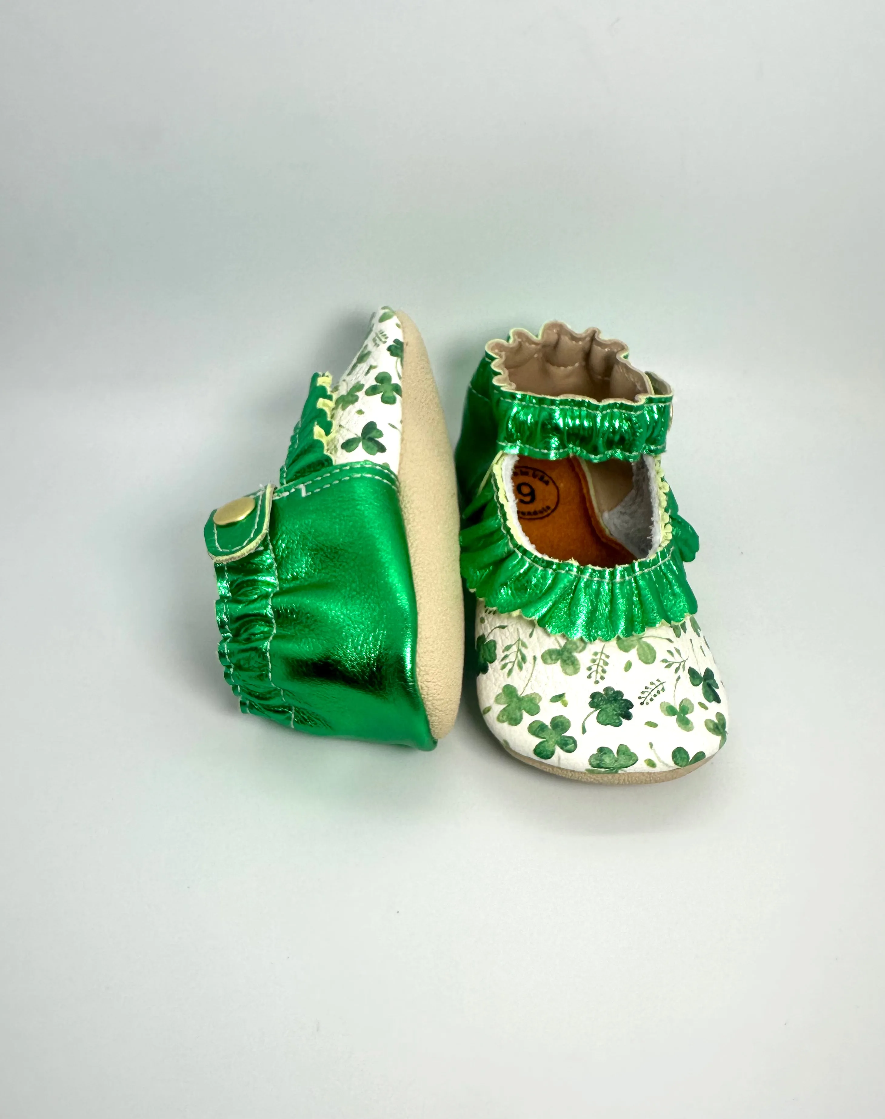 Clover Kelly Metallic Evie Janes