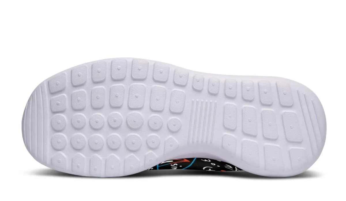 Colorful Math Formula Kids Sneakers