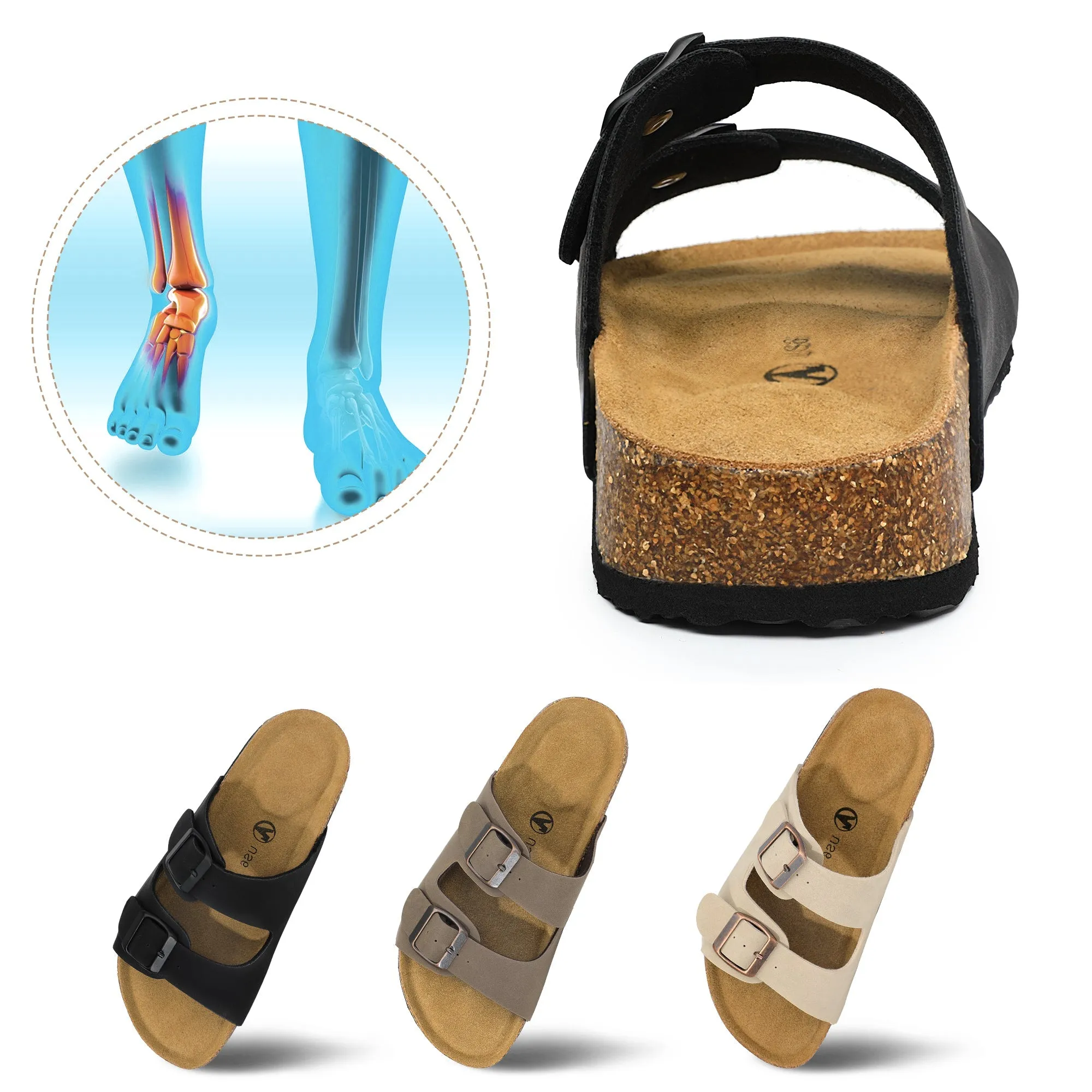 Comfy Women's Sandals Slides for Women Footwear