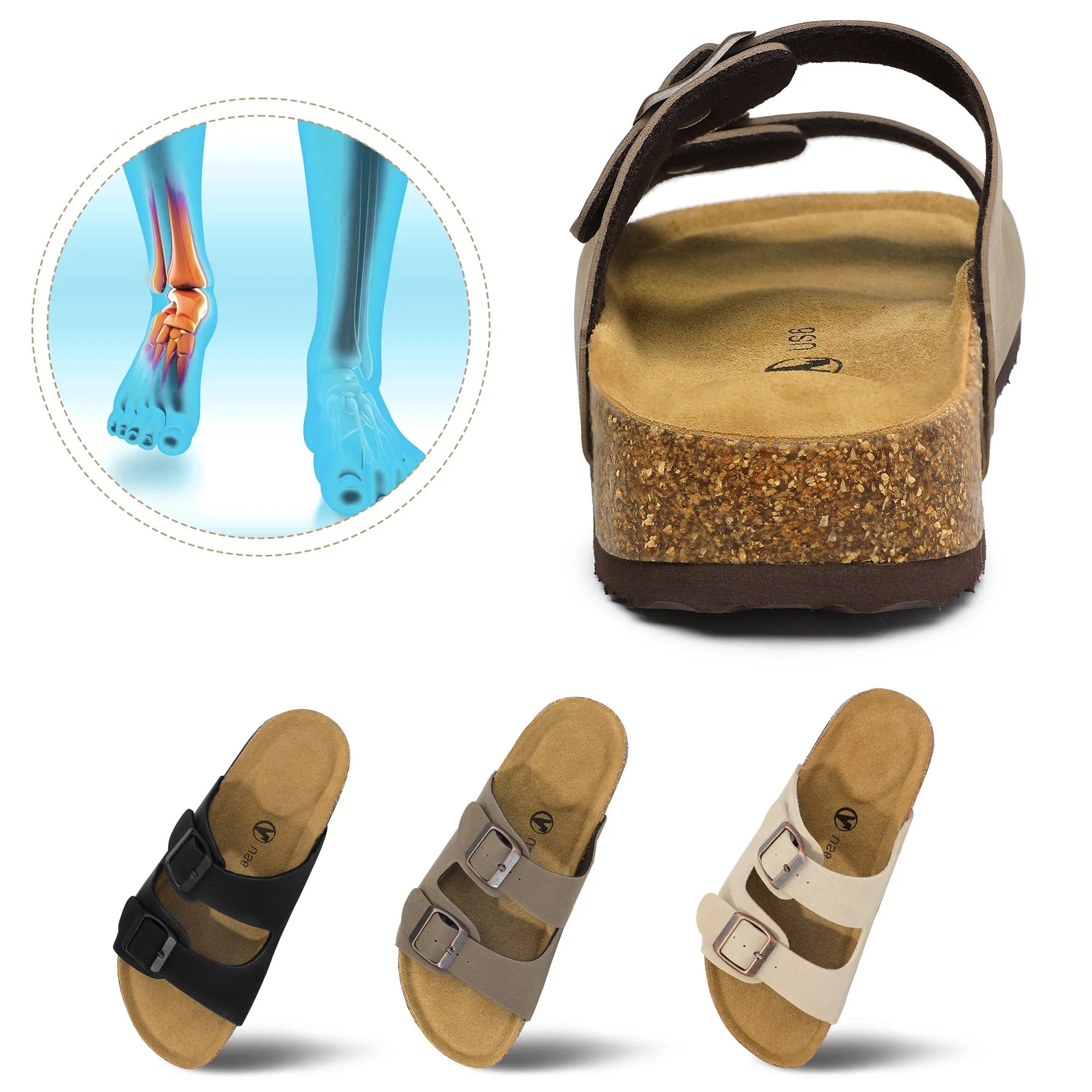 Comfy Women's Sandals Slides for Women Footwear