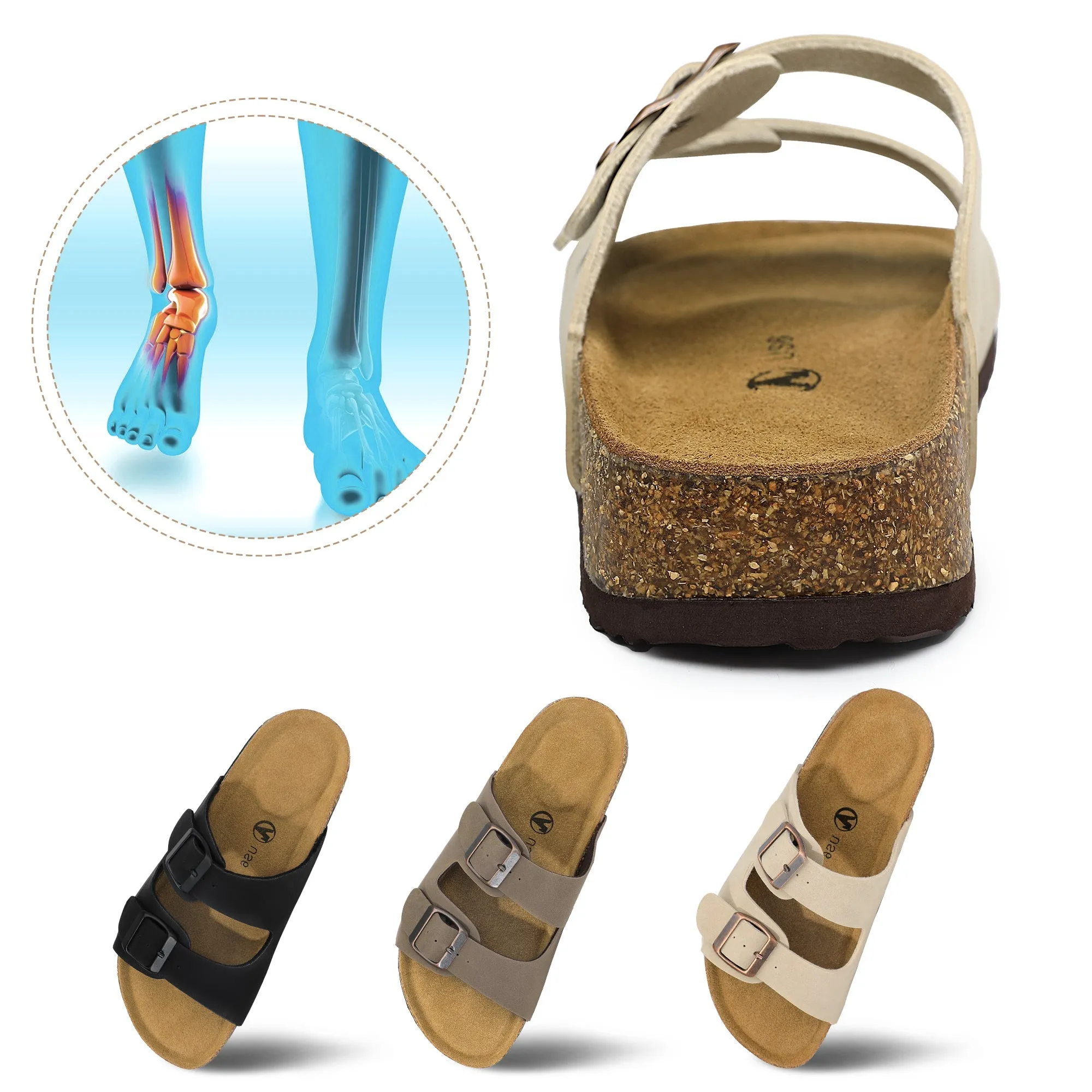 Comfy Women's Sandals Slides for Women Footwear