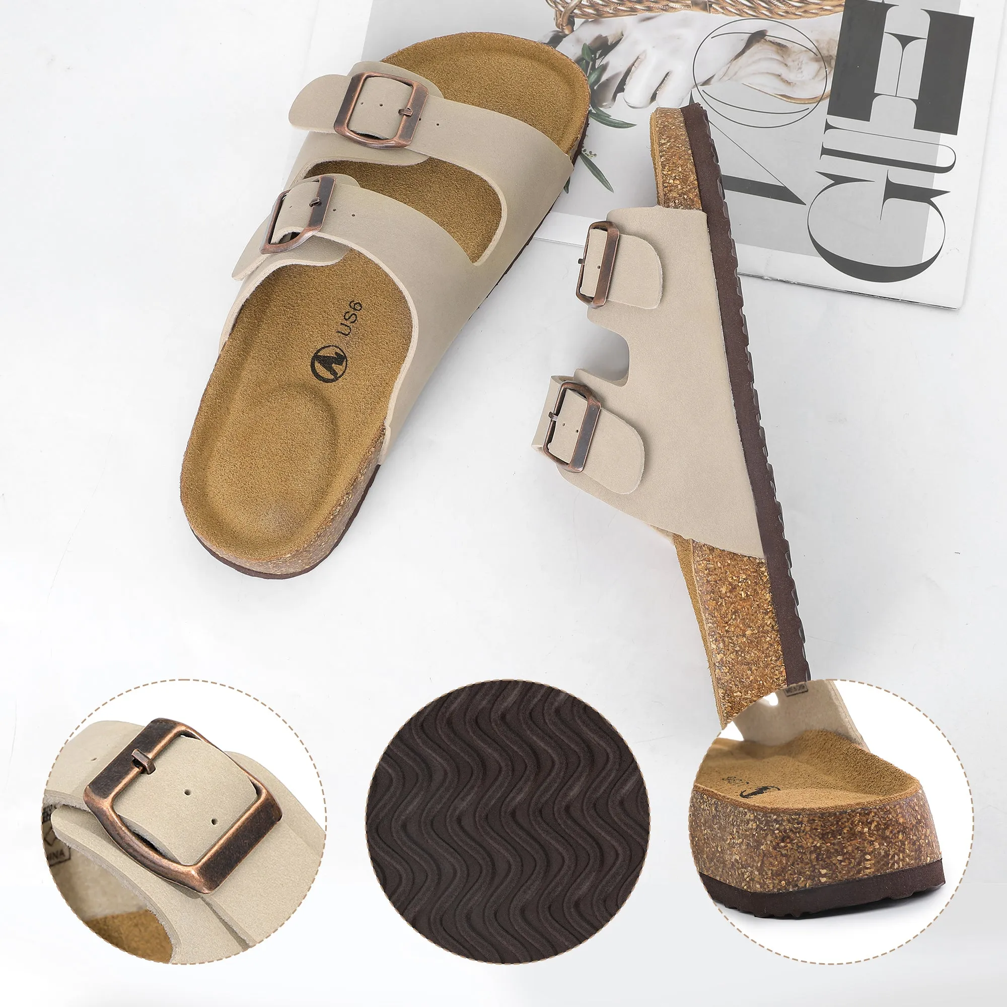 Comfy Women's Sandals Slides for Women Footwear