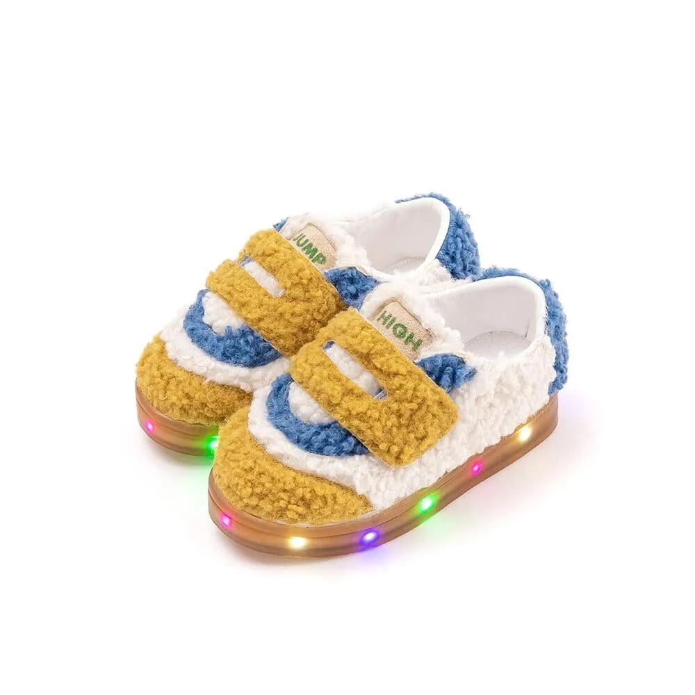 'Curly Curly' LED Fur Sneakers