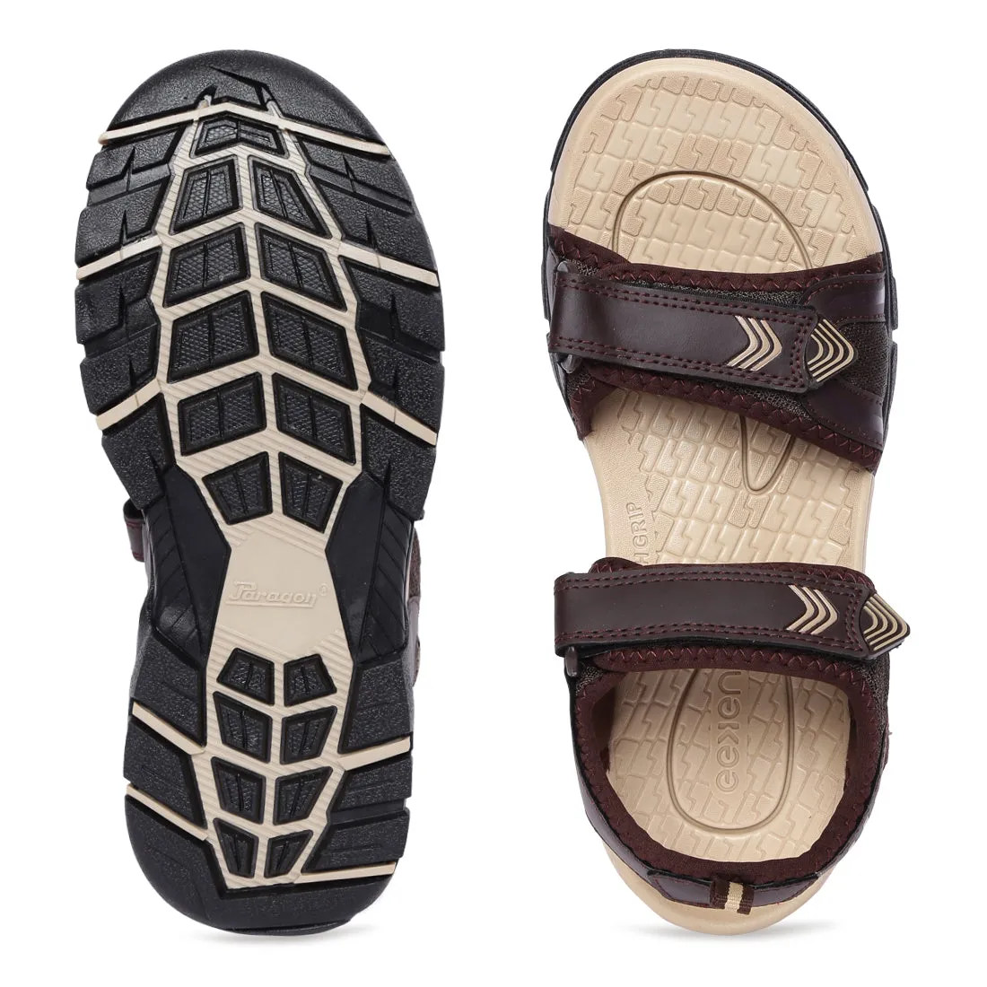 Eeken ESDGO4505 Brown Stylish Lightweight Dailywear Sports Sandals For Men