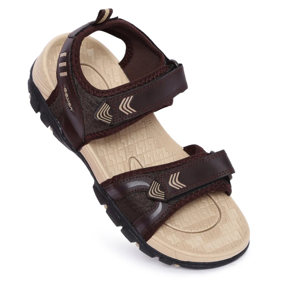 Eeken ESDGO4505 Brown Stylish Lightweight Dailywear Sports Sandals For Men