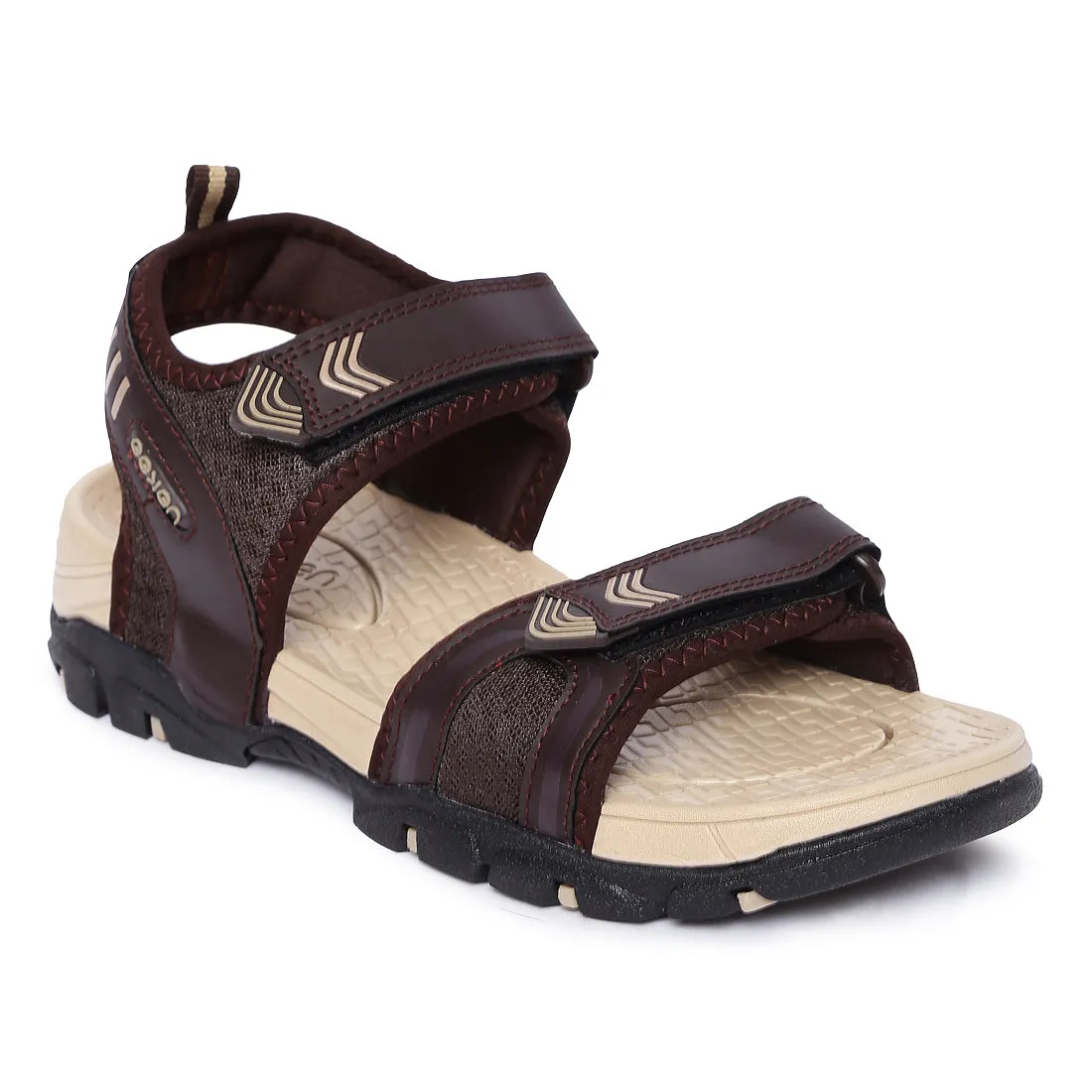 Eeken ESDGO4505 Brown Stylish Lightweight Dailywear Sports Sandals For Men