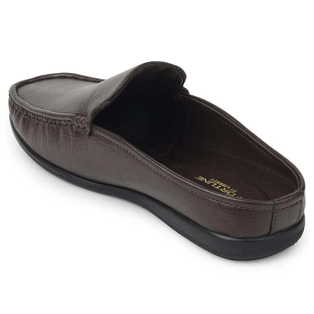 Fortune Brown Casual Loafers For Mens VSL-6 By Liberty