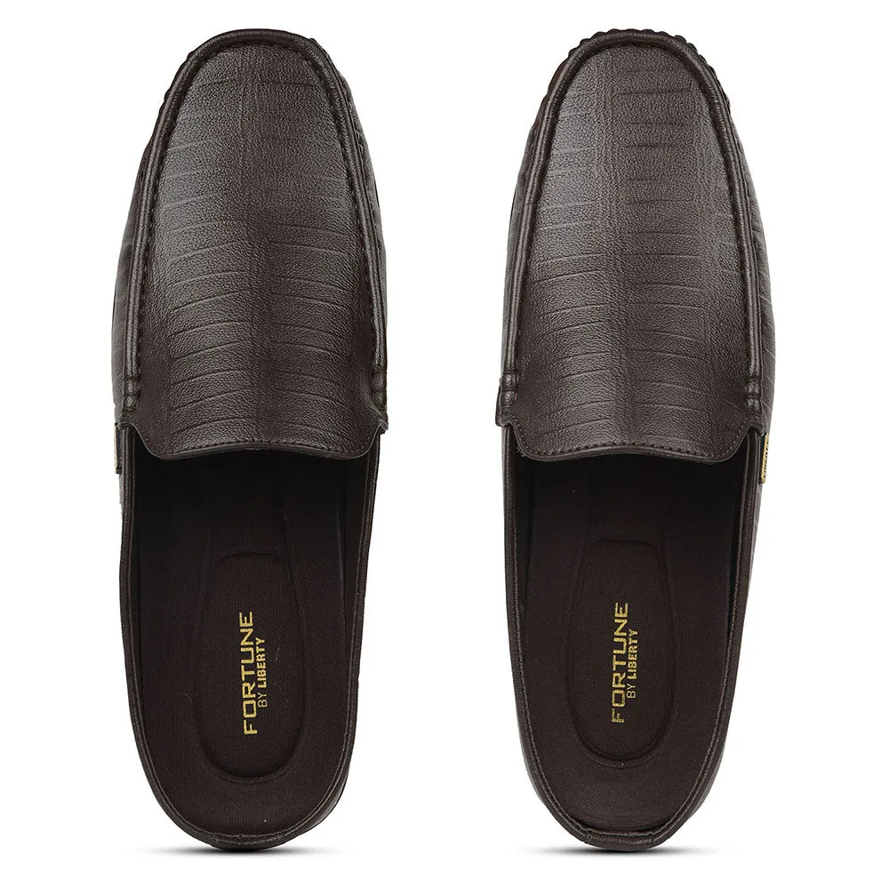 Fortune Brown Casual Loafers For Mens VSL-6 By Liberty