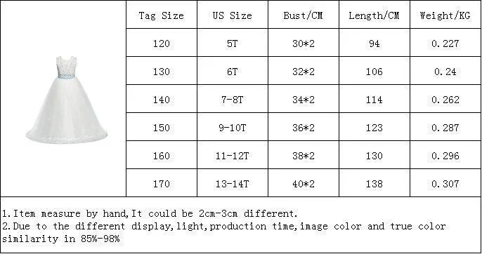 Girls Formal Dresses Long Little Girl Wedding Prom Graduation Ball Gown