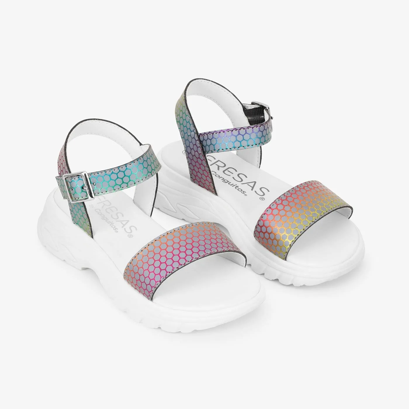 Girl's Reflectant Sports Sandals