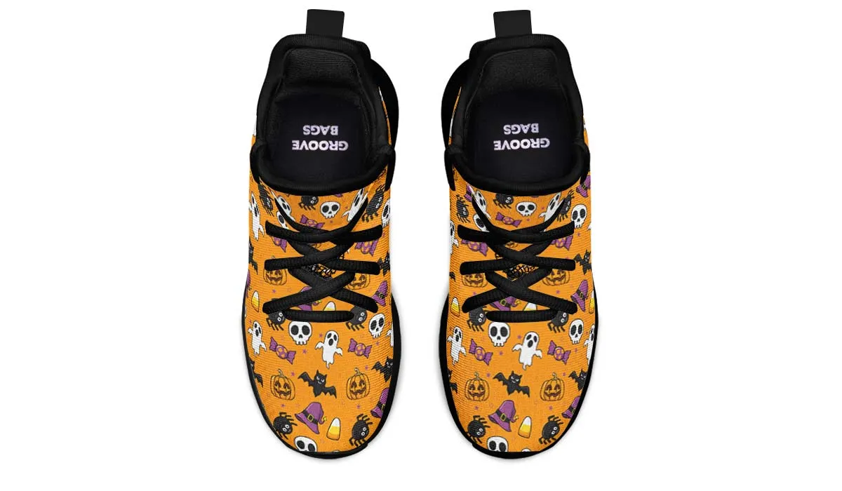 Halloween Pattern Kids Sneakers