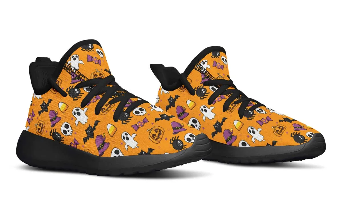 Halloween Pattern Kids Sneakers