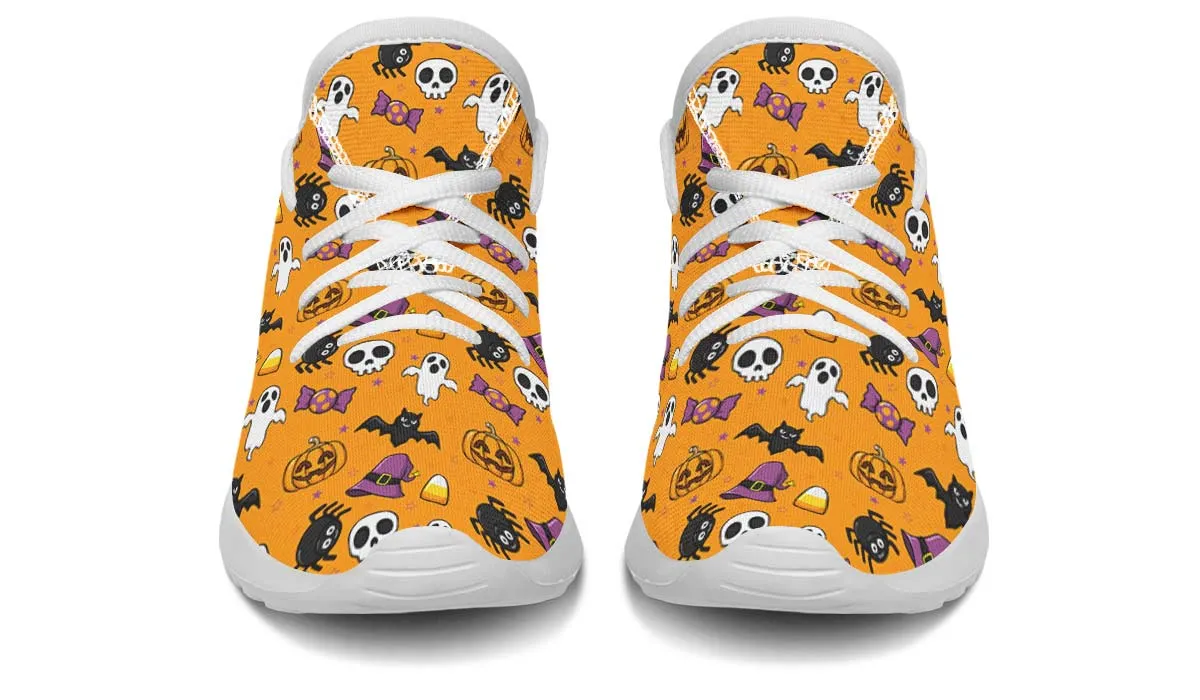 Halloween Pattern Kids Sneakers