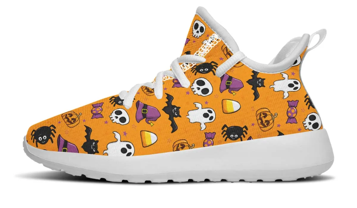 Halloween Pattern Kids Sneakers