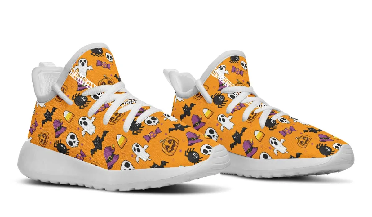 Halloween Pattern Kids Sneakers