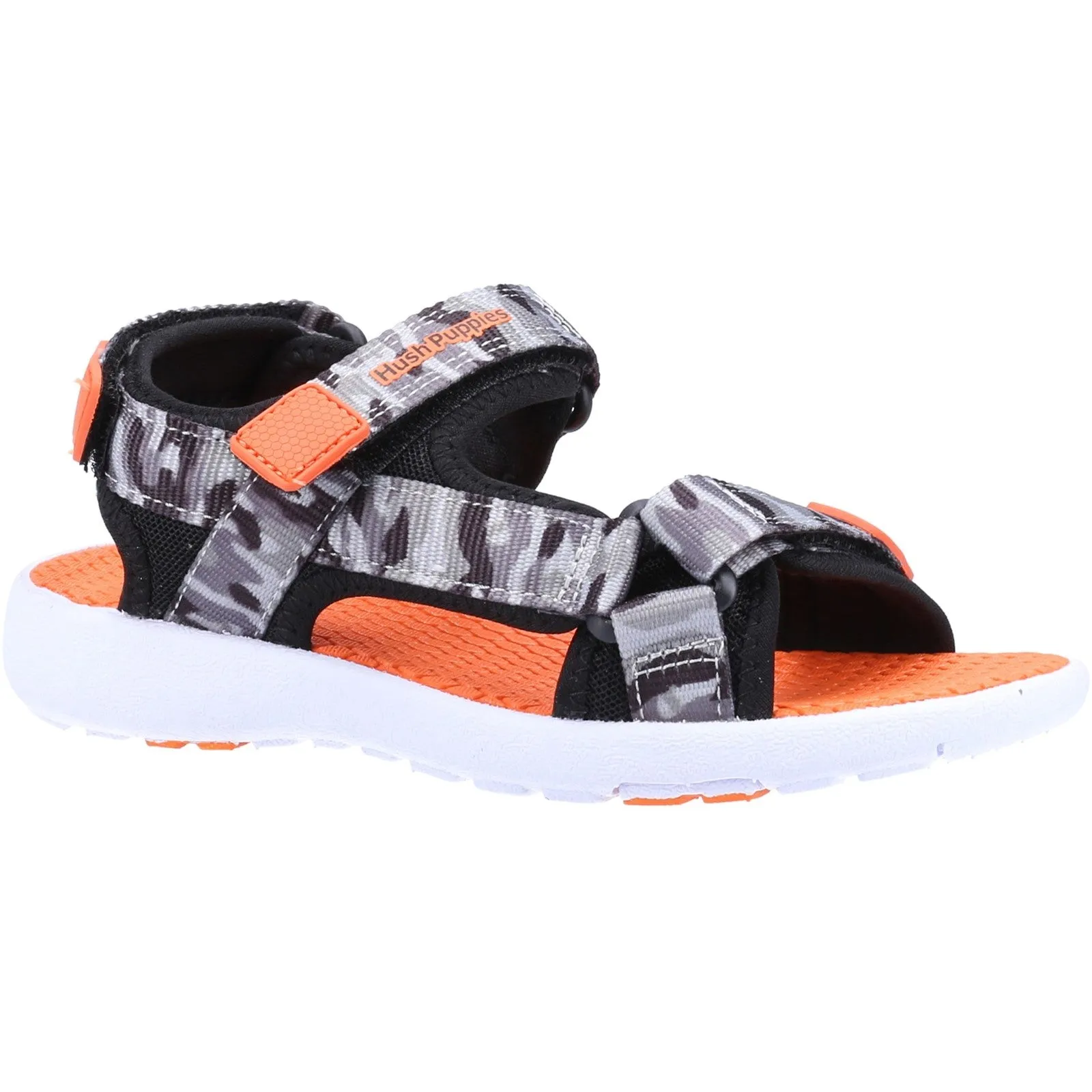 Hush Puppies Boys Miles Quarter Strap Sandal - Orange