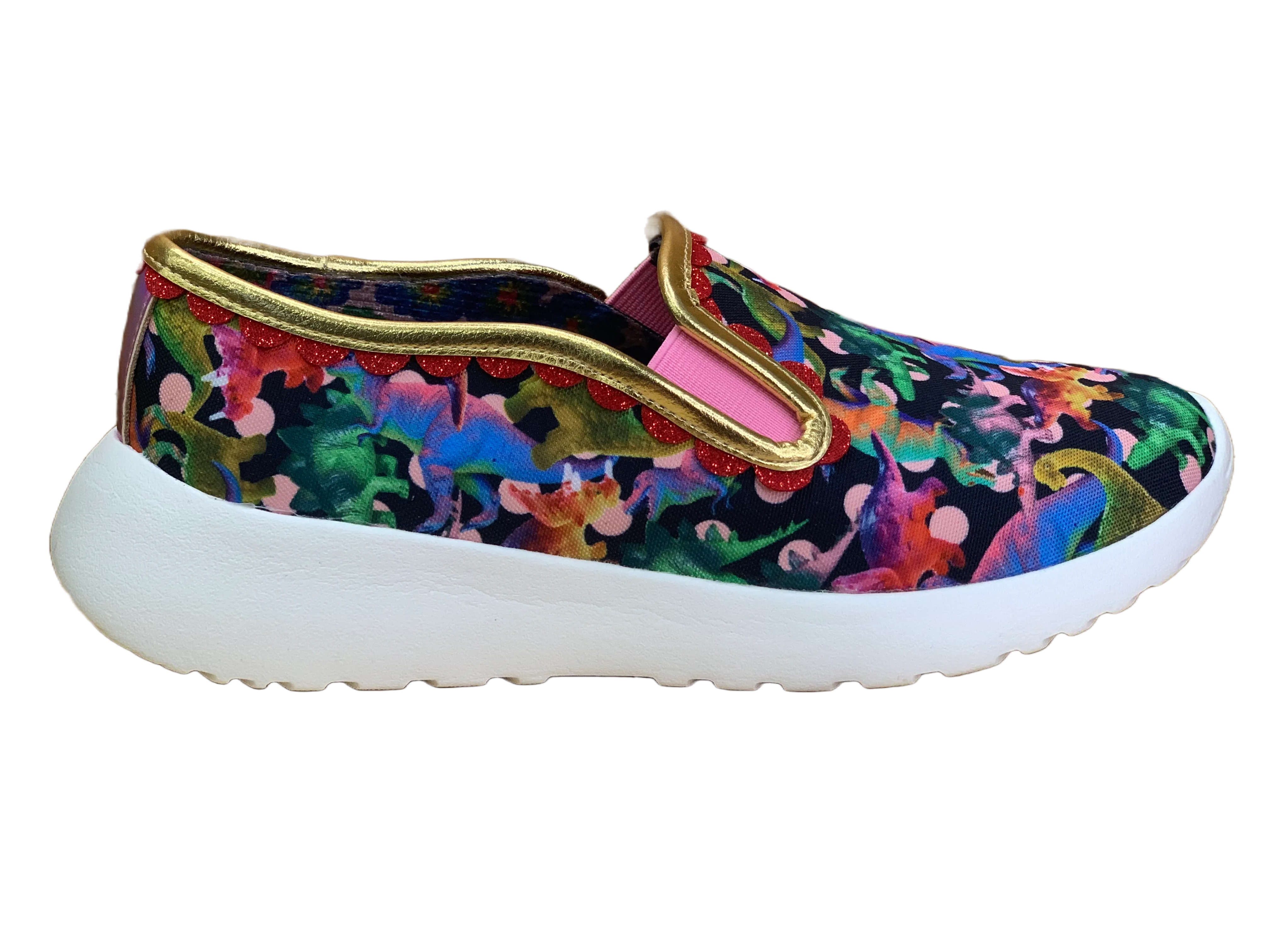 Irregular Choice Womens Peggles Trainers - Black