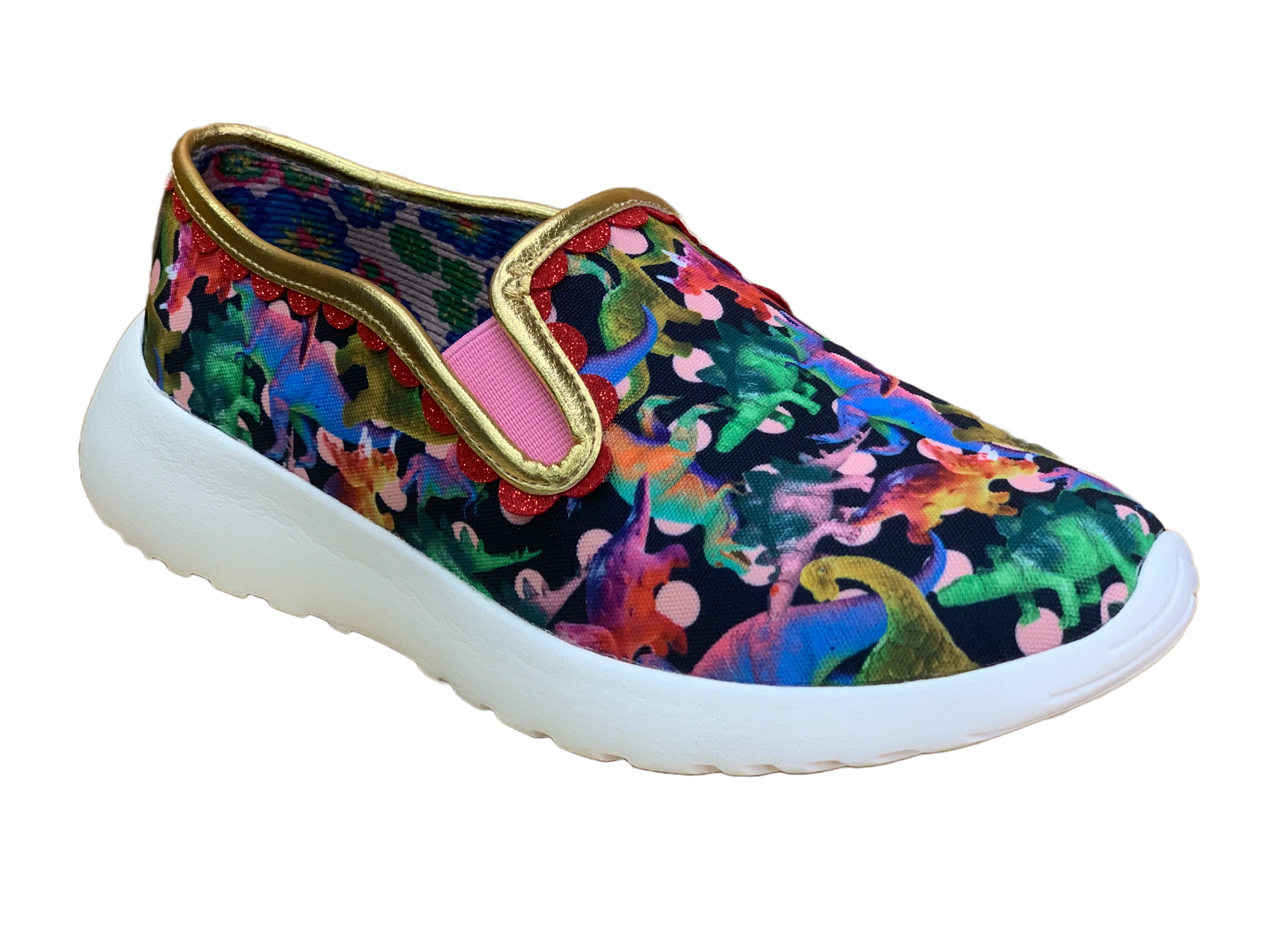 Irregular Choice Womens Peggles Trainers - Black
