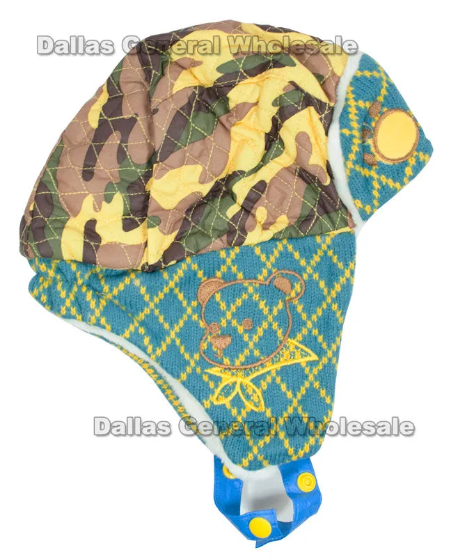 Kids Bomber Aviator Hats Wholesale