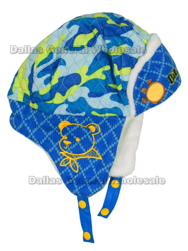 Kids Bomber Aviator Hats Wholesale