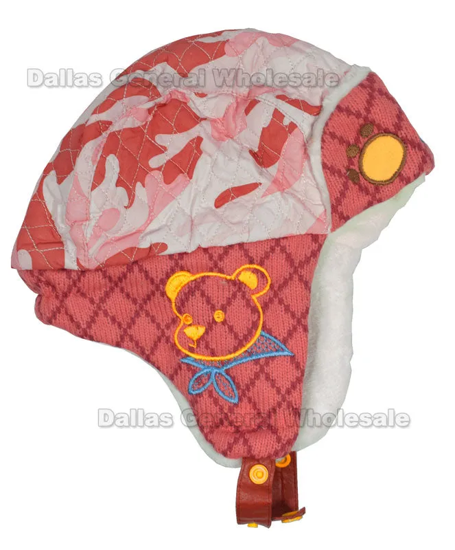 Kids Bomber Aviator Hats Wholesale