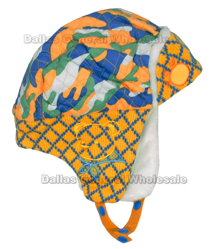 Kids Bomber Aviator Hats Wholesale