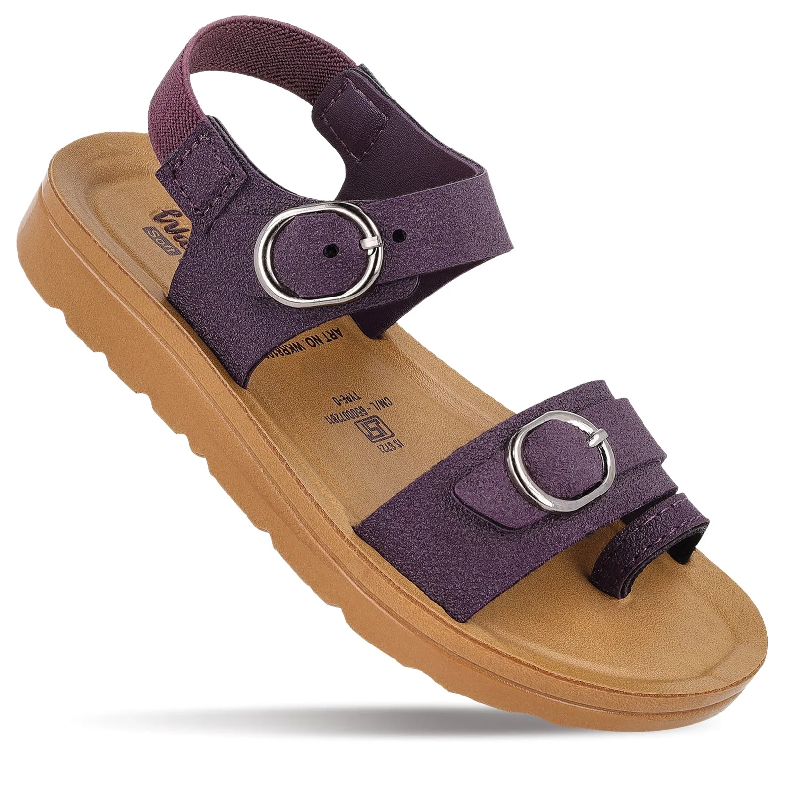Kid's Sports Sandal  - WKR81001 Purple Beige