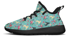Labrador Retriever Flower Kids Sneakers