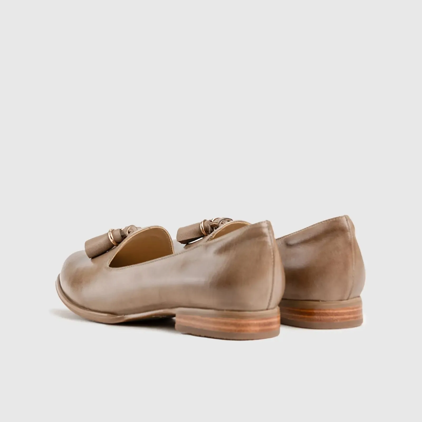Leather Oxfords Brown HA004