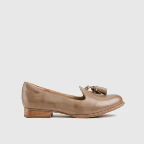 Leather Oxfords Brown HA004