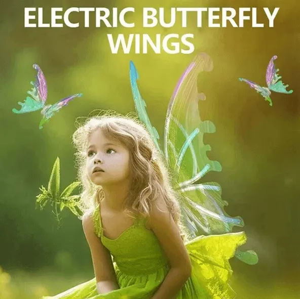 LED Fairy Butterfly Wings – Light-Up Costume for Kids & Adults