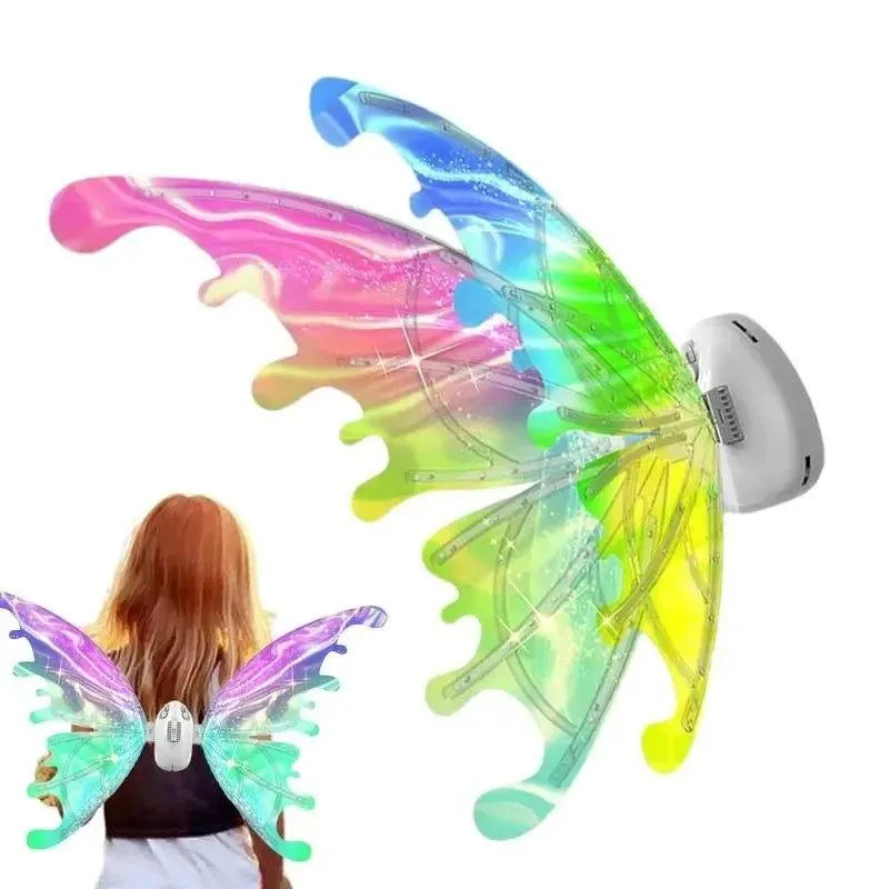 LED Fairy Butterfly Wings – Light-Up Costume for Kids & Adults